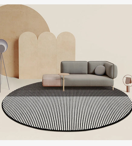 Navak Carpet Nordic Style Round Carpets for Living Room Decoration Bedroom Decor Rugs Non-slip Carpet Sofa Area Rug Home Thicken Floor Mats