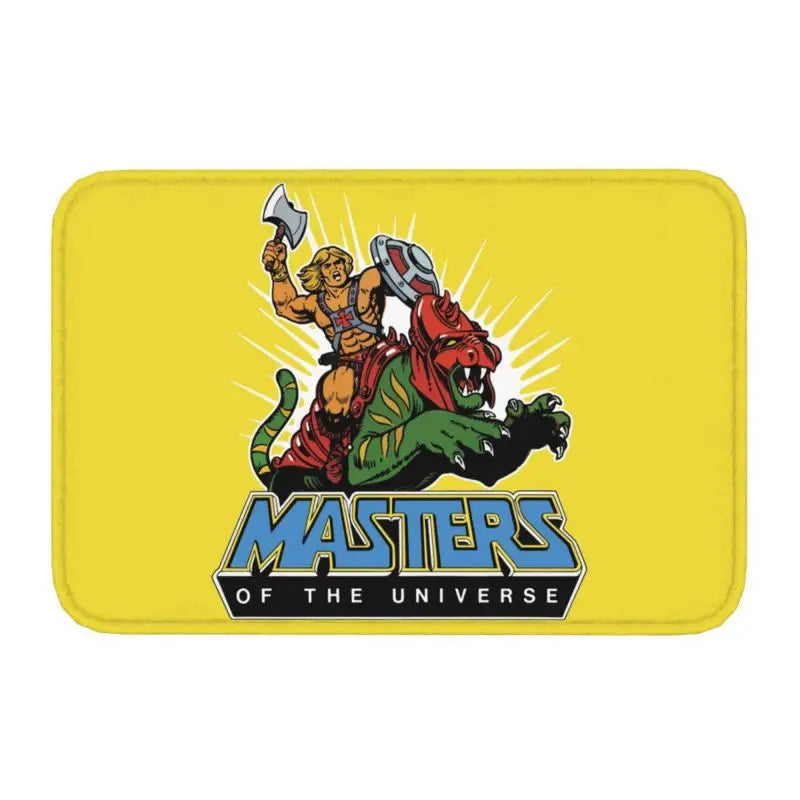 Navak Teppich-Falltür, Masters of the Universe, Fußmatte, rutschfest, für Bad und Küche, He Man, Willkommen, Garagentür, Boden, Eingangsbereich, Teppich