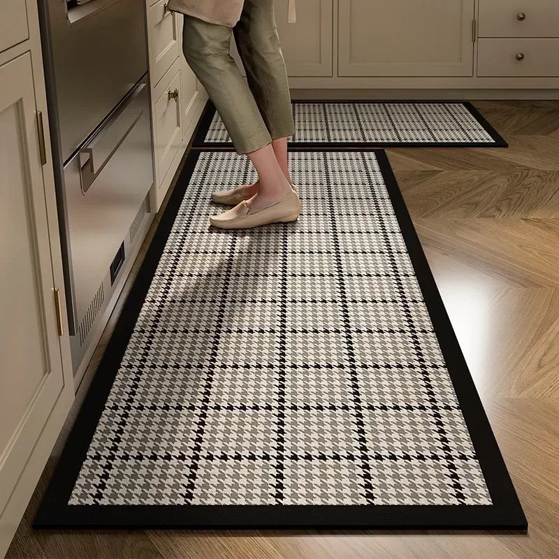 Navak Teppich Küchenbodenmatte Saugfähiger Rutschfester Teppich Diatomeenschlamm Lange Fußmatten Minimalistischer Stil Wohndekoration Teppich für Badezimmer 주방 카펫