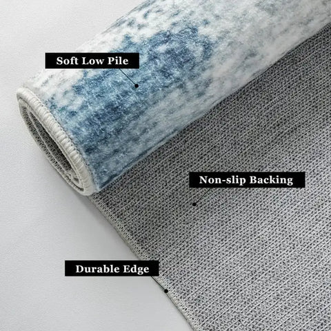 Navak Carpet Lochas Abstrakter großer Teppich, weicher moderner Teppich für Wohnzimmer, Schlafzimmer, Heimdekoration, Innenteppich