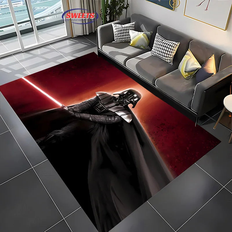 Navak Carpet New Shelves! 3D Classic Movie Theme Carpet, Living Room Bedroom Office Children's Room of Choice, Non-slip Machine Washable Mat