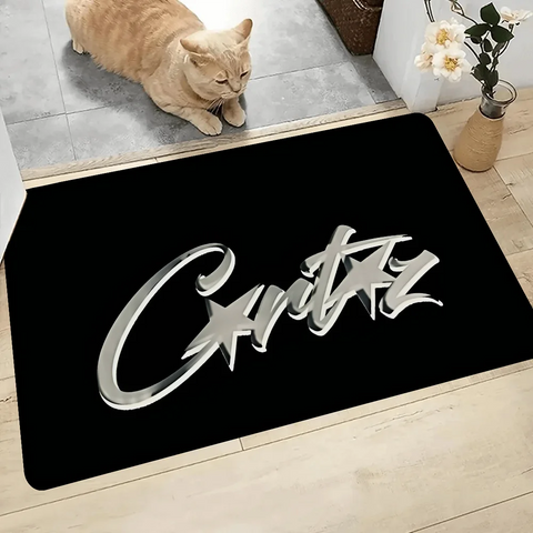 Navak Carpet Devil's Island English Floor Bathroom Mat Kids Room Bedroom Decoration Balcony Anti-Slip Doormat Living Room Bedside Area Rugs