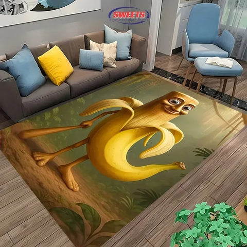 Navak Carpet Daily Picks Erstellt virtuelle Kreaturen, italienischer Brainrot-Cartoon-Teppich, für Wohnzimmer, Schlafzimmer, Nachttisch, Badezimmer, Bodenmatte, Heimteppich, Geschenk