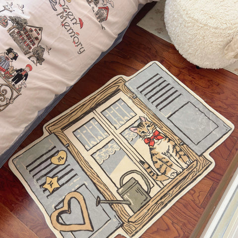 Exklusive Auswahl von Navak Carpet: Cloud-Hug-Bettvorleger – Static-Safe™-Flausch für kleine Zehen, OEKO-TEX®-zertifiziertes, verträumtes Dekor | Verspielte Bodenkunst fürs Kinderzimmer