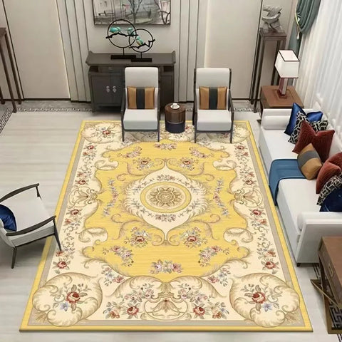 Navak Carpet Exclusive Picks Bohemian Crystal Velvet Teppich Wohnzimmer rutschfester Couchtischbereich Teppich Büro Hotel Bodenmatte Veranda Lobby Türmatte