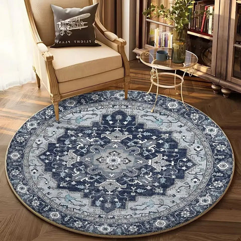 Navak Teppich Bohemian Runde Wohnzimmer Dekor Sofa Tisch Home Teppich Weiche Stuhl Matte Schlafzimmer