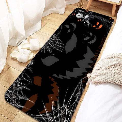 Navak Carpet Jack Skellington Fußmatte für den Eingangsbereich, rutschfeste Fußmatte, waschbar, Küchenteppich, Wohnzimmer, Flur, Badezimmer, Badematten