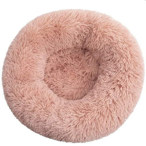 Navak Carpet 40–90 cm, rundes Haustierbett für große Hunde, superweiches Katzenbett, langes Plüsch-Hundehaus für mittelgroße Hunde, warmes Winterschlafbett