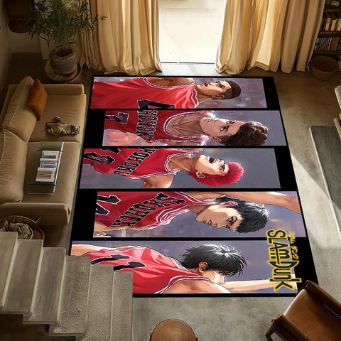 Navak Teppich kleiner Dunk Teppich Anti-Rutsch Küche Schlafzimmer Handgemacht Anime Tufted Teppich Teppich Slam Wohnzimmer Eingang Dekoration