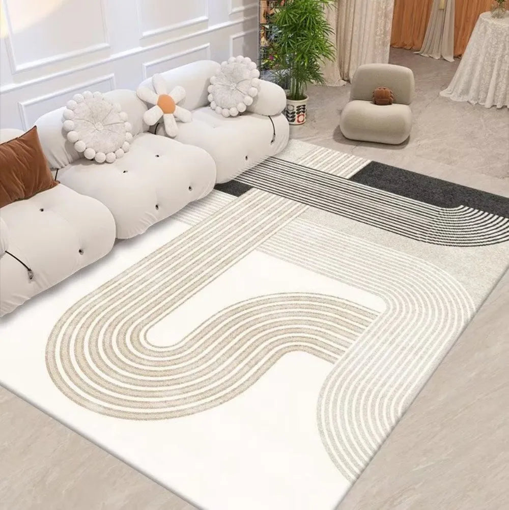 Navak Carpet Exklusive Auswahl Skandinavischer Stil Geometrischer Teppich Wohnzimmer Arbeitszimmer Tragbares Design Modernes Heimstudio Ins Style Space