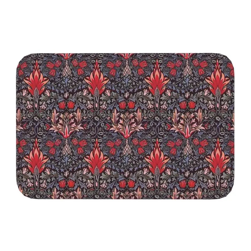 Navak Teppich Custom William Morris Compton Floral Jugendstil Muster Fußmatte Bad Tür Bodenmatte Textil Muster Toilette Teppich Teppich Footpad