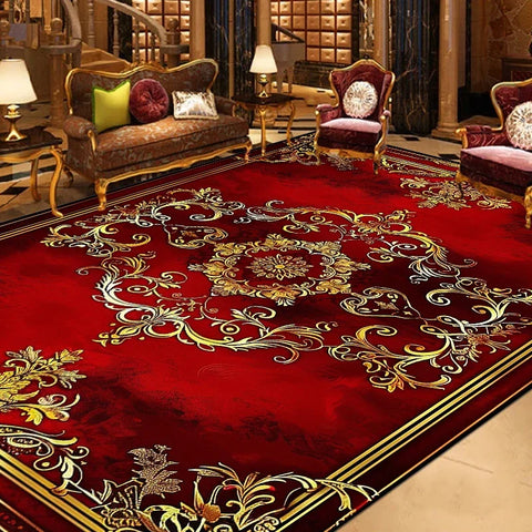 Navak Carpet Gorgeous Retro European Carpet Living Room Large Area Decoration Sofa Area Rugs for Bedroom Cloakroom Non-slip Floor Mats Ковер