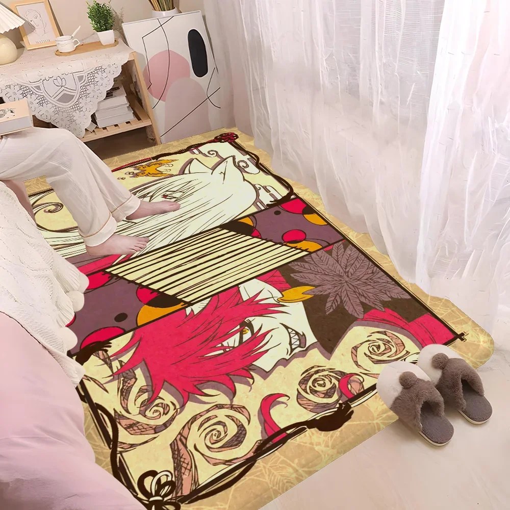 Navak Teppich Kamisama Kiss Lange Teppiche Nordischer Stil Home Fußmatte Badezimmer-Toilettenmatten Schlafzimmer Hotel Dekor Matte
