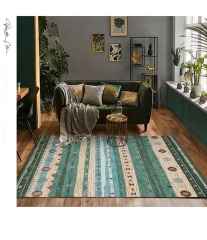 Navak Teppich, amerikanisches marokkanisches Schlafzimmerdekor, Nachttischteppich, waschbare Teppiche für Wohnzimmer, nordischer ethnischer Lounge-Teppich, weiche, rutschfeste Bodenmatte