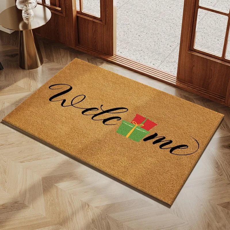 Navak Carpet Hochwertige Kokosnuss-Imitat-Fußmatte, rutschfeste, saugfähige Bodenmatte, Veranda, Outdoor-Willkommensmatte, Heimdekoration