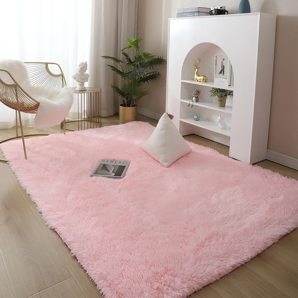 Navak Teppich, nordischer Pelzteppich, Schlafzimmerteppich, Wohnzimmer, moderne Dekoration, haarige Teppiche, große Größe, Schwarz, Grau, Rosa, Beige, rutschfeste Matte