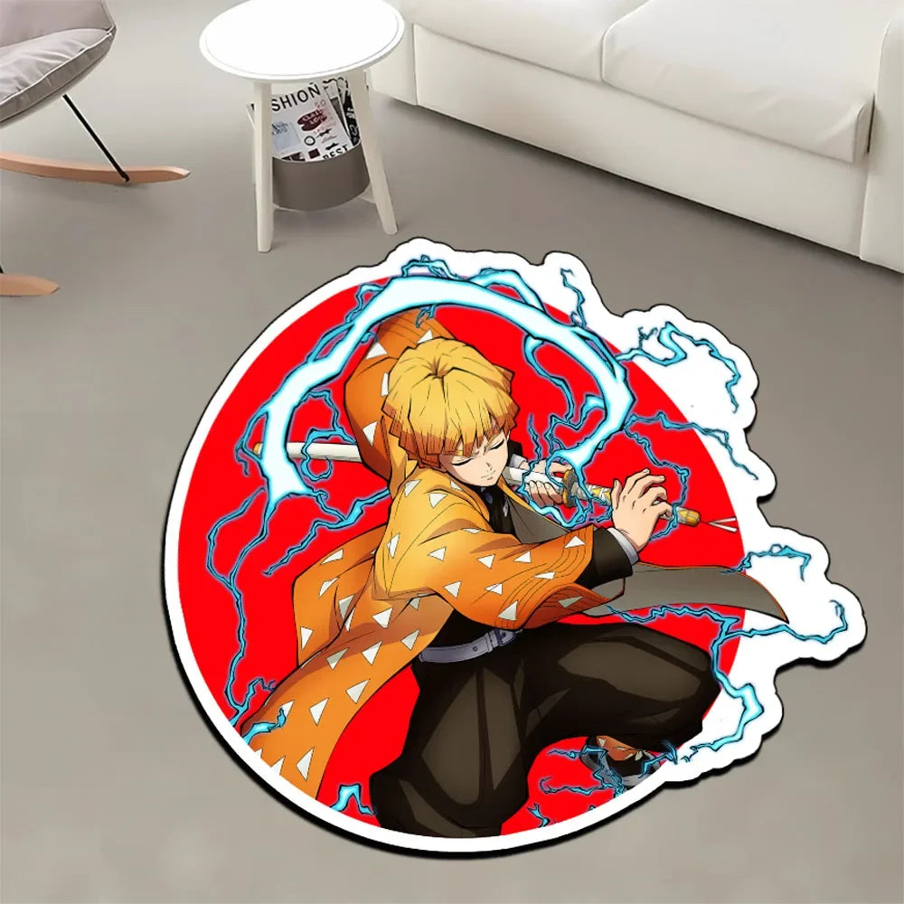 Navak-Teppich, Teppich, Anime-Dämonentöter, Nezuko Kokushibou, Tanjirou Kanroji, Kochou, Gokudera Makoto, kreativer bedruckter Teppich für die Inneneinrichtung