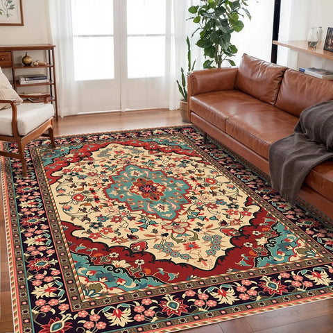 Navak Carpet Exclusive Picks Bohemian Crystal Velvet Anti Slip Carpet For Living Room ,Floor Bedroom Big Size Rugs, Sofa Mats, Study,Home Decoration