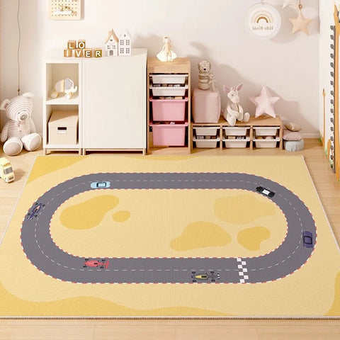 Navak Carpet Exclusive Picks Kinderzimmer Spielbereich Teppich Wohnzimmer Schlafzimmer Kinder Autostrecke Digitale Puzzle Spielmatte Baby Spiel Krabbelmatte