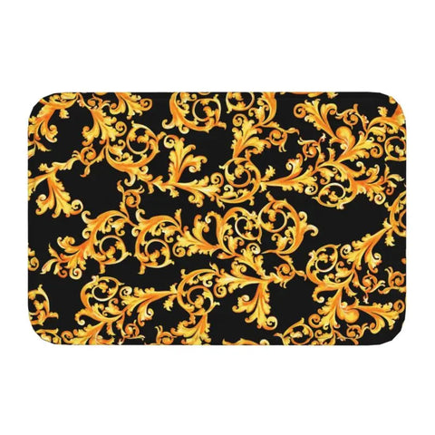 Navak Carpet Luxus Goldener Löwe Europäisches Blumenmuster Vordere Bodentür Eingangsmatten Außen Badezimmer Küche Fußmatte Wohnzimmer Teppich Teppich