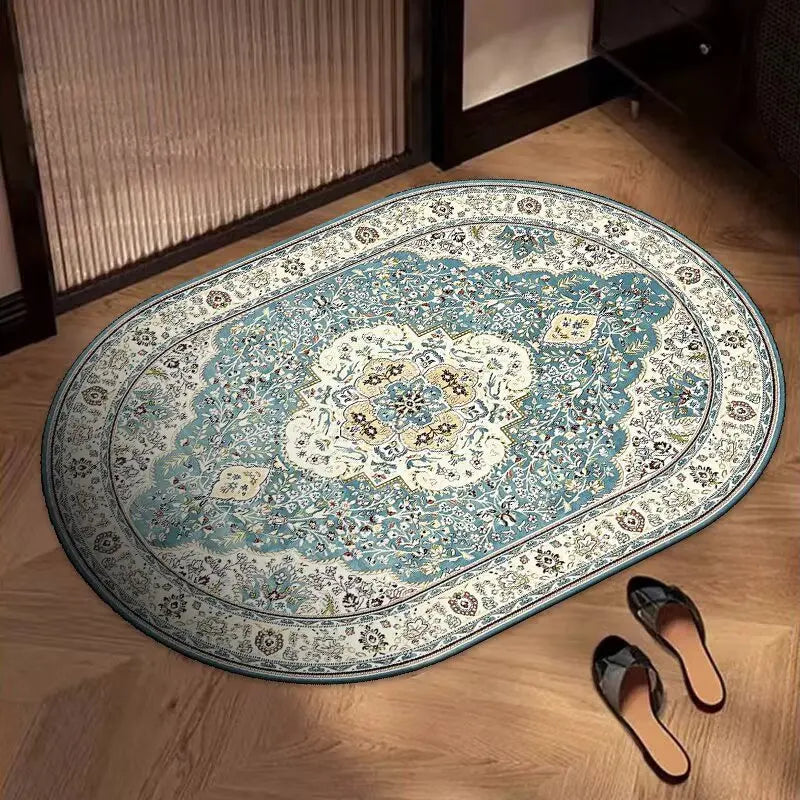 Navak Carpet Exclusive Picks Bohemian Oval Teppich Küche Badezimmer Fußmatte Eingangstürmatte Quadratisch Wohnzimmer Schlafzimmer Bereich Teppich Home Decor