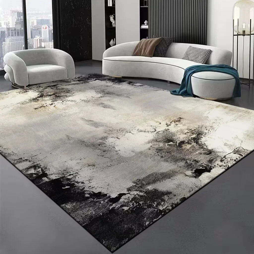 Navak Teppich, luxuriöser abstrakter Teppich für Wohnzimmer, Couchtische, Sofabereich, rutschfest, schmutzabweisend, Teppiche, Dekoration, Schlafzimmer, Bodenmatte