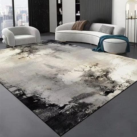 Navak Teppich, luxuriöser abstrakter Teppich für Wohnzimmer, Couchtische, Sofabereich, rutschfest, schmutzabweisend, Teppiche, Dekoration, Schlafzimmer, Bodenmatte