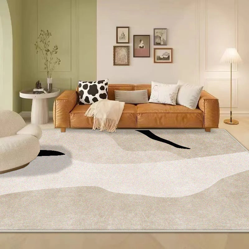 Navak Teppich Modern Ins Große Wohnzimmerteppiche Einfacher Stil Rutschfester Raumdekor Schlafzimmerteppich Weiches waschbares Sofa-Tischset Einfache Reinigung