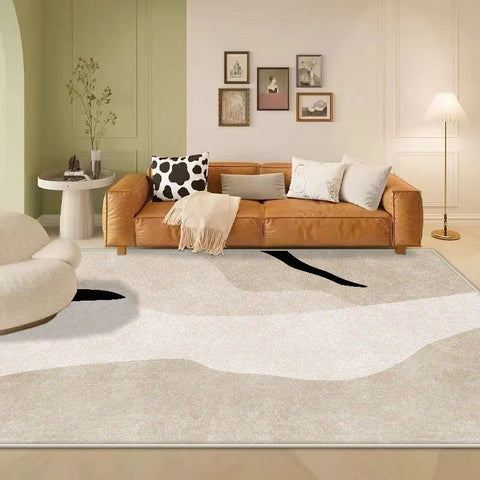 Navak Teppich Modern Ins Große Wohnzimmerteppiche Einfacher Stil Rutschfester Raumdekor Schlafzimmerteppich Weiches waschbares Sofa-Tischset Einfache Reinigung