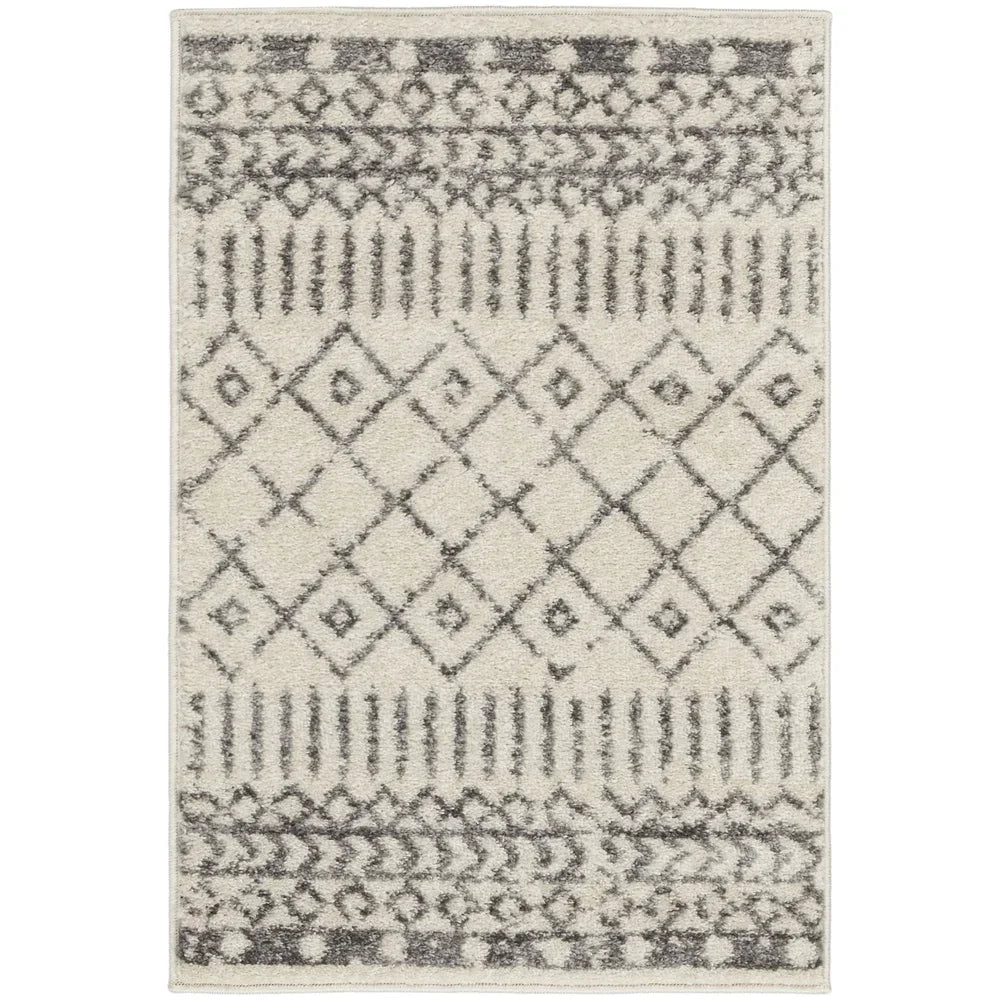 Navak Carpet Passion Area-Teppich, modernes skandinavisches geometrisches Design, dekorativer Bodenbelag, niedriger Flor, pflegeleicht, schmutzabweisend, für den Innenbereich