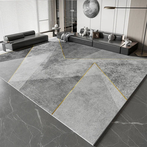 Navak Teppich, leichter Luxus-Studienteppich, großflächiger Teppich im nordischen Stil für Wohnzimmer, minimalistisches Schlafzimmerdekor, Nachttischteppich, waschbare Matte für Zuhause