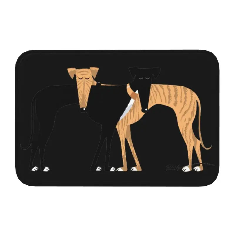 Navak Carpet Custom Fußmatte mit süßem französischem Bulldoggen-Motiv, rutschfest, für Eingangsbereich, Küche, Badezimmer, Tür, Bodenmatte, Garage, Teppich, Fußpolster