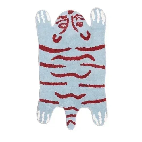 Navak Teppich Teppich für Wohnzimmer Tiger Leopard Print Plüsch Schlafzimmer Nacht Matten Hause Dekoration Cartoon Flauschigen Teppiche Ковер Tapis Tapete 러그
