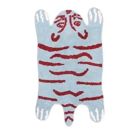 Navak Teppich Teppich für Wohnzimmer Tiger Leopard Print Plüsch Schlafzimmer Nacht Matten Hause Dekoration Cartoon Flauschigen Teppiche Ковер Tapis Tapete 러그