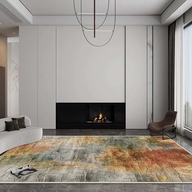 Navak Teppich, modern, abstrakt, für Wohnzimmer, nordische Dekoration, Zuhause, leicht zu reinigen, für Badezimmer, Eingangsbereich, waschbar, 200 x 250 cm, Teppich, Garderobe, große Matten