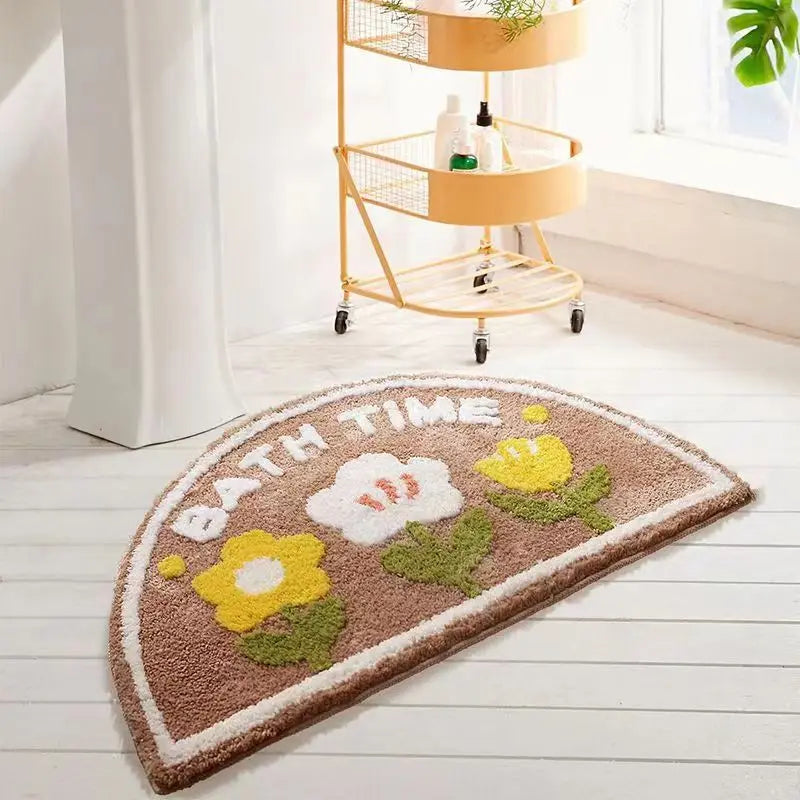 Navak Carpet Exclusive Picks Cartoon-Badezimmer-Rutschfeste Fußmatten, Eingangsbereich, Kunstkaschmir-Bodenteppich, Schlafzimmer, Badezimmer, rutschfeste Bodenmatte, Heimdekoration