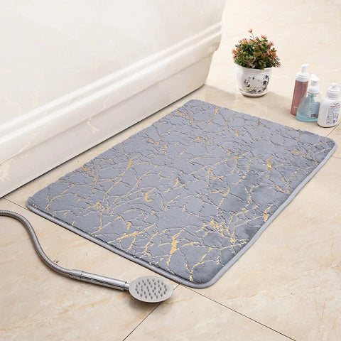 Navak Teppich-Badematte, moderner Wohnzimmerbereich, kleiner Teppich, waschbar, Schlafzimmer-Fußmatte, Badezimmer, rechteckig, rutschfest, Toilettenboden, Kunstmatte
