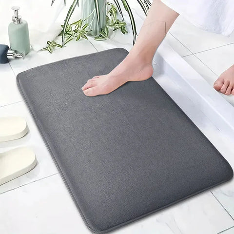 Navak Carpet Super saugfähige, dicke Schwamm-Badezimmermatte, Absorptionsmatte, Toilettentür, Anti-Rutsch-Matte, Korallenwolle, Haushalt, schnell trocknende Fußmatte