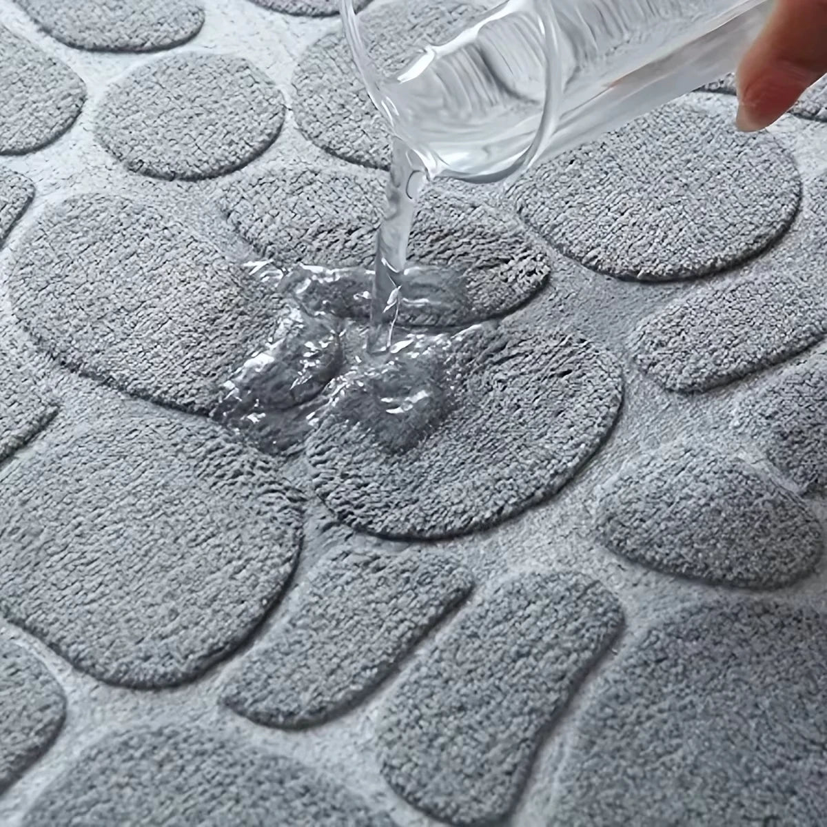 Navak Carpet 1 Stück Schickes Kopfsteinpflaster-Design Küchenmatte Weich Waschbar Rutschfest Saugfähig Wohndekor Dekor Teppich