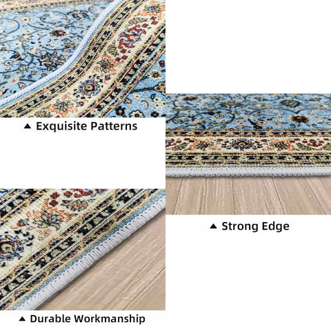 Navak Teppich, persischer Retro-Stil, Wohnzimmerteppich, leichte Luxusdekoration, Zuhause, leicht zu reinigende Bodenmatte, Schlafzimmer, Garderobe, rutschfester, waschbarer Teppich