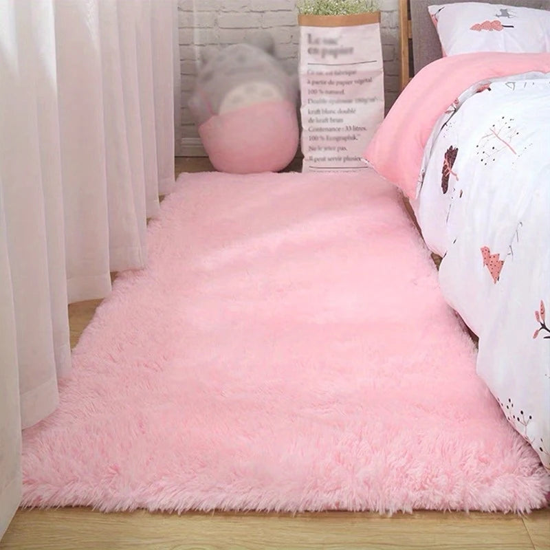 Navak Carpet Exclusive Picks Luxuriöser schwarzer Plüschteppich mit großer Fläche für Wohnzimmer, Schlafzimmer, flauschiger Teppich, zotteliger weicher Nachtvorleger, kleine Badezimmer-Bodenmatte
