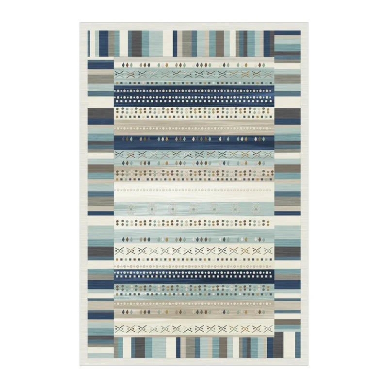 Navak Carpet Bohemian Persisch inspirierter Teppich für Wohnzimmer und Schlafzimmer, ethnisches Stammesdesign, weiche, rutschfeste Bodenmatte