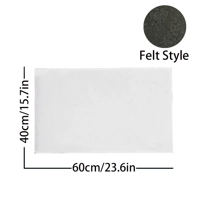 Navak Carpet 1 Stück Fußmatte mit bösem Blick, Willkommens-Fußmatte, rutschfest und schmutzabweisend, Polyester-Eingangsteppich, geeignet für drinnen und draußen, Filzteppich