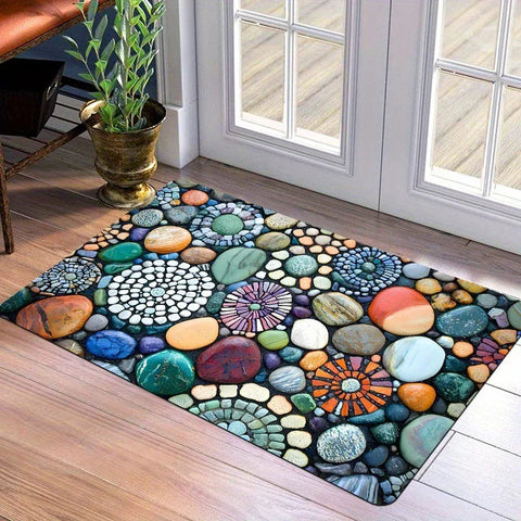 Navak Carpet Europe Modern Style Welcome Carpet Living Room Sofa Bedroom Bedside Study Entrance Door Rug Non-slip Fashion Home Decor Mat