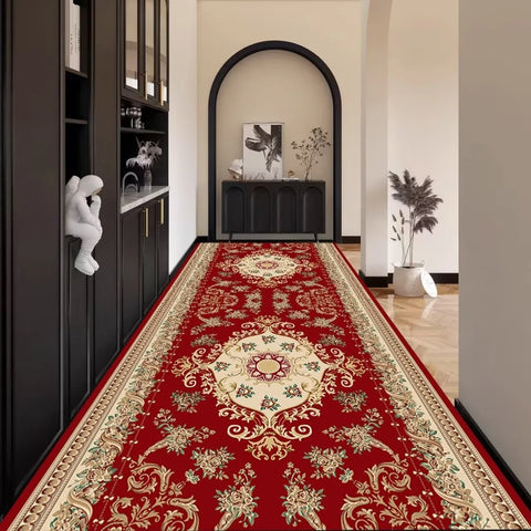 Navak Carpet Persian Corridor Carpet Retro Decoration Home Hall Passageway Runner Rug Non-slip Stairway Carpets Customizable Luxury Aisle Mat