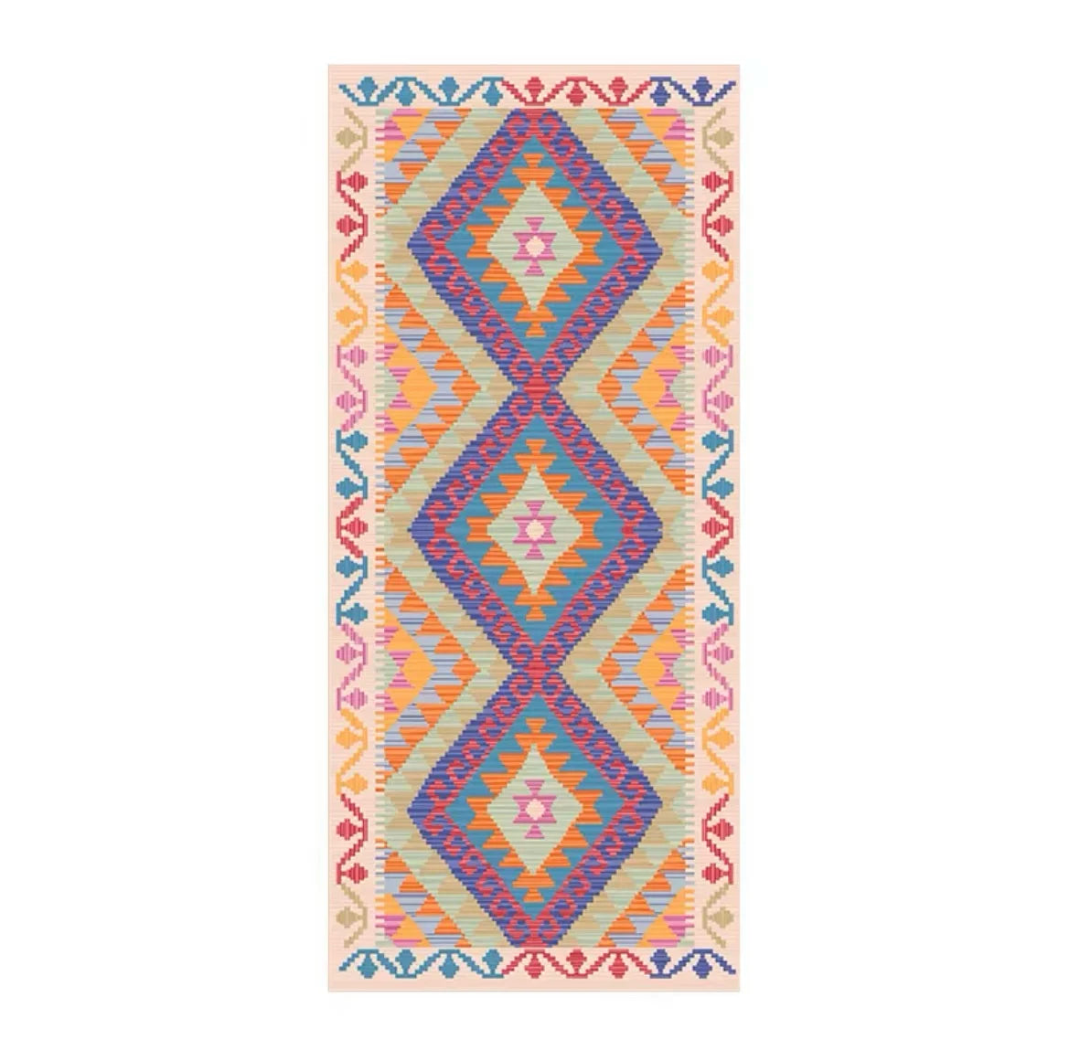 Navak Carpet Exclusive Picks Nordischer Bohemian-Teppich, hochwertige Nachttischdecke fürs Schlafzimmer, leichte, luxuriöse Anti-Rutsch-Matte fürs Wohnzimmer, Heimdekoration