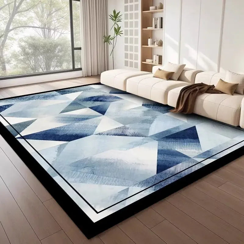 Navak Carpet Nordic Style Geometric Large Rugs for Living Room Modern Decoration Home Carpet Light Luxury Bedroom Rug  Washable Mat
