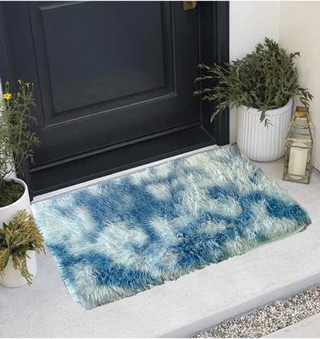 Navak Carpet Exclusive Picks 40 x 60 cm Seidenwollteppich, verdickt, für Nachttisch, Wohnzimmer, Kinderzimmer, weicher Heimdekor-Teppich, waschbar, schmutzabweisende Matte