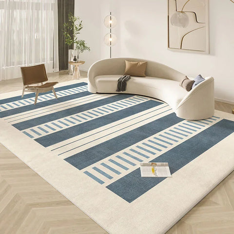 Navak Teppich, Wohnzimmerdekoration im Wabi-Sabi-Stil, Plüschteppich, leichte Luxusteppiche für Schlafzimmer, flauschig, weich, dick, waschbare Bodenmatte