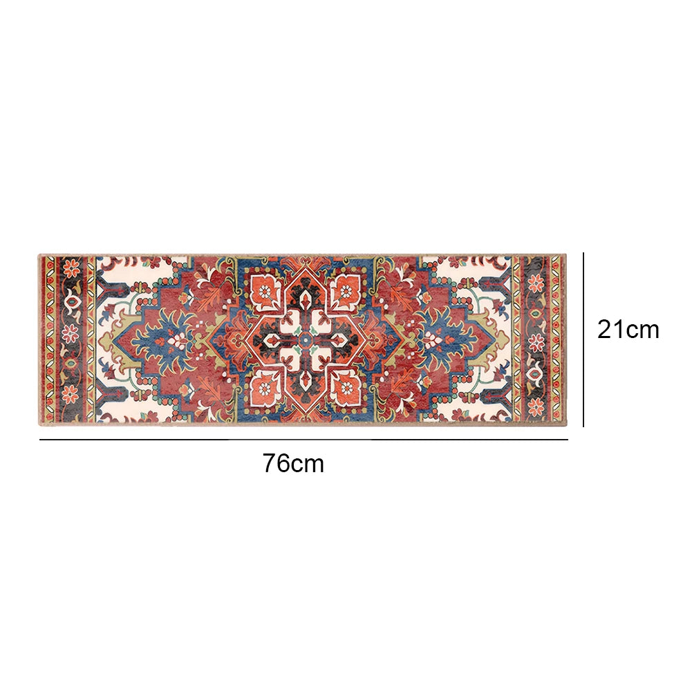 Navak Carpet 15-teiliges Teppich-Treppenstufen-Set, wiederverwendbar, rutschfest, für Treppen, Teppiche im Bohemian-Stil, rutschfeste Treppenstufen für den Innenbereich, für Holzstufen